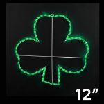 12" Shamrock LED St. Patrick's Day Motif 