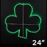 24" Shamrock LED St. Patrick's Day Motif