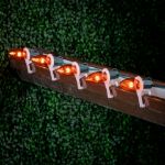 Amber (Orange)  Smooth Glass C9 LED Bulbs - 25PK