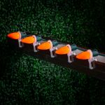 PeakPro C9 Smooth Ceramic LED Bulbs - Orange - 25 Pack