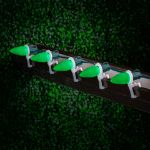 PeakPro C9 Smooth Ceramic LED Bulbs - Green - 25 Pack