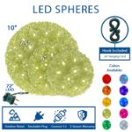 50 Warm White LED 6" Sphere