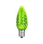 Lime Green C9 LED Replacement Bulbs 25 Pack 