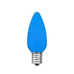 C9 - Light Blue - Ceramic (plastic) LED Replacement Bulbs - 25 Pack