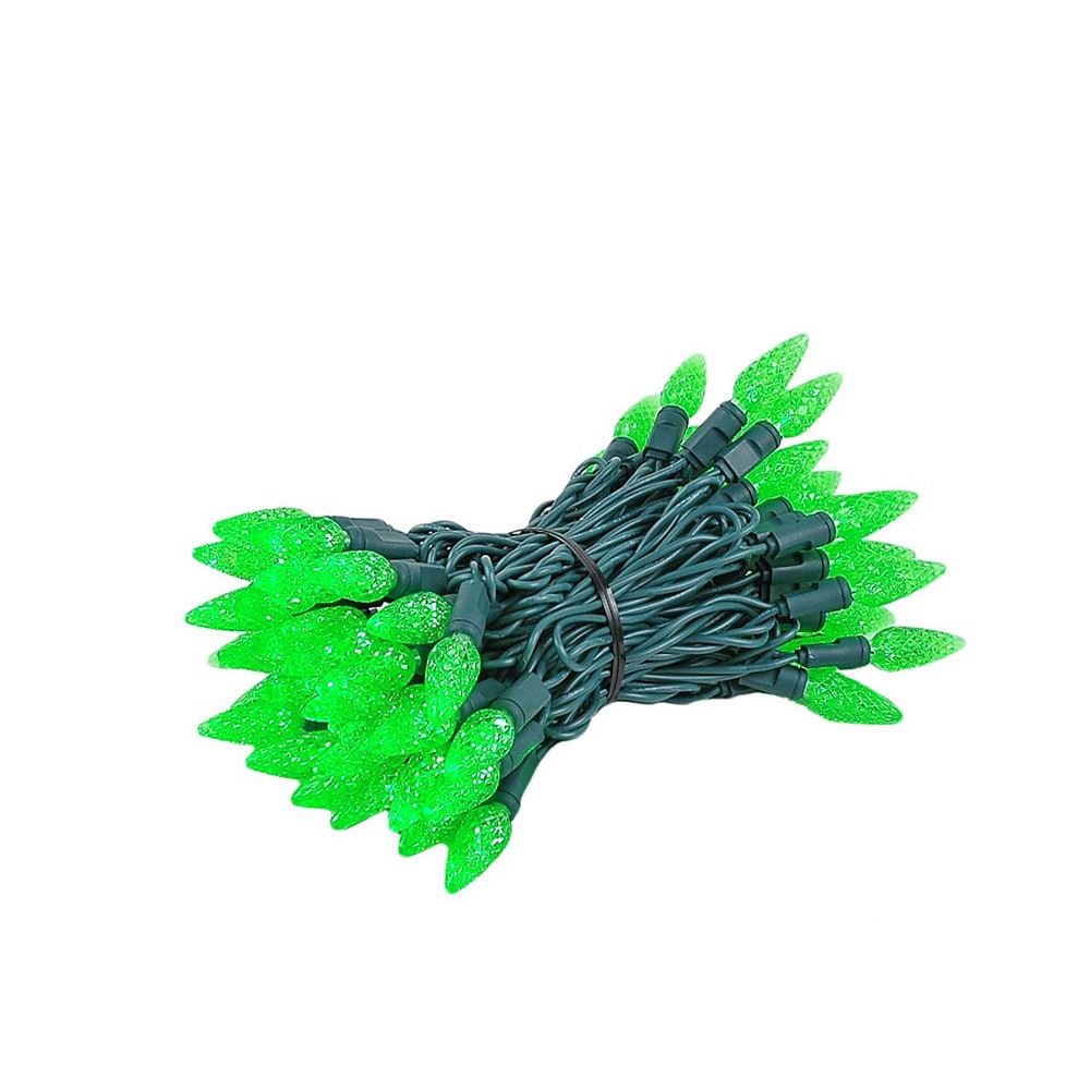 Commercial Coaxial C6 LED 70 Light Green Strawberry Mini LightsNovelty