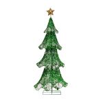 60 in. Christmas Tree with 120 Green LED Lights