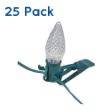 Green All-In-One Clips 25 Pack