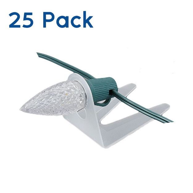 Shingle Tab for C9 and C7 Sockets/Lamps 25 Pack