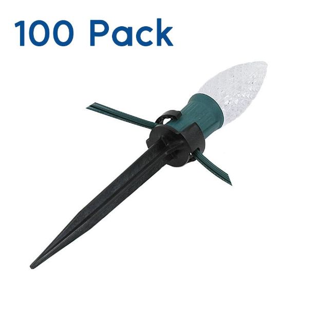 Premium 10" Universal Light Stake  100 Pack