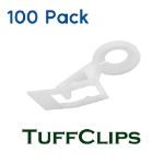 100 Pack of C7 TUFFCLIPS FLEX CLIP