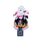 Halloween Night Light - Ghost in Cauldron - Swivel Plug w/LED Bulb