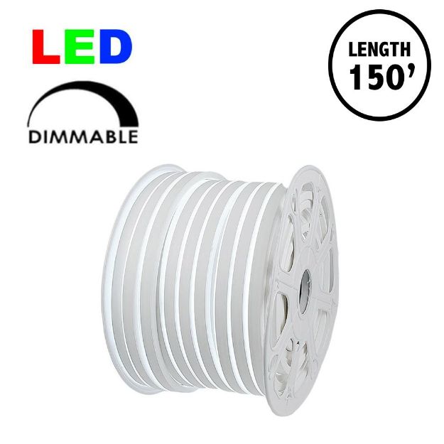 Warm White Dimmable LED Rope Light 150ft Spool