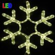 15" LED Rope Light Snowflake-Warm White