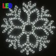 24" Fancy LED Snowflake-Pure White *On Sale*