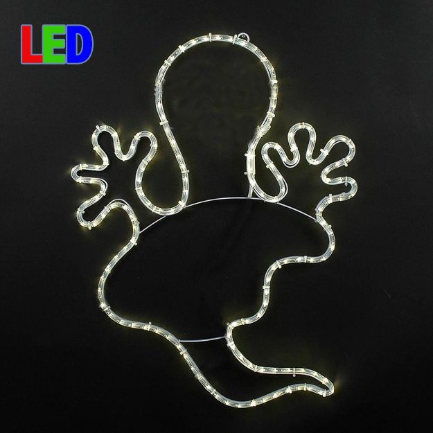 24" Spooky Ghost LED Rope Light Motif 