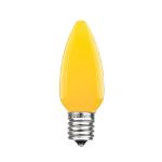 PeakPro C9 Smooth Ceramic LED Bulbs - Yellow - 25 Pack