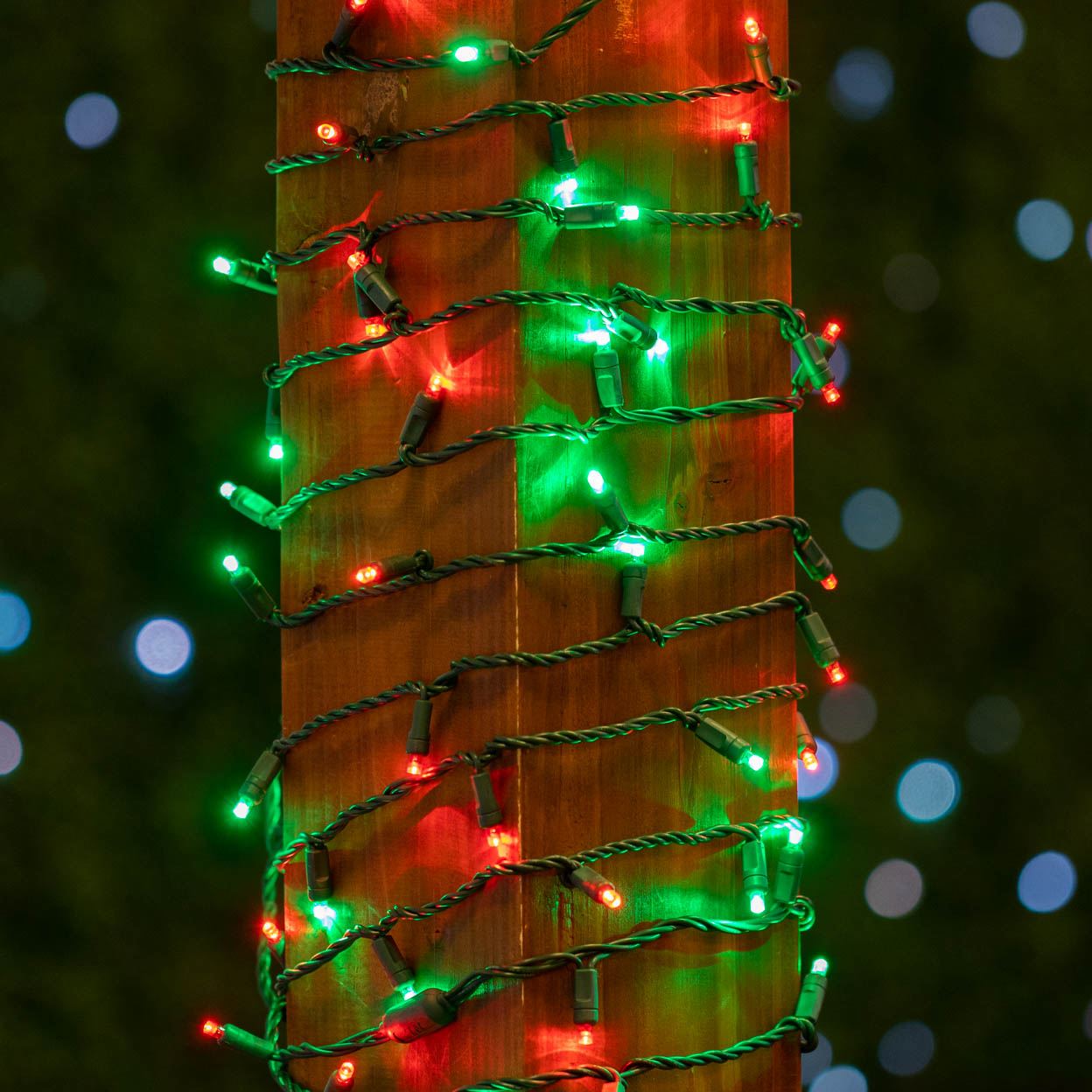 100 Light LED Christmas Mini Light Set, Patio Light, Warm White, Green Wire, 34’ - Bild 43 von 66