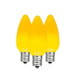 PeakPro C9 Smooth Ceramic LED Bulbs - Yellow - 25 Pack