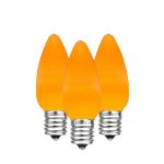 PeakPro C9 Smooth Ceramic LED Bulbs - Orange - 25 Pack