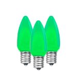 PeakPro C9 Smooth Ceramic LED Bulbs - Green - 25 Pack