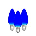 C9 - Blue - Ceramic (plastic) LED Replacement Bulbs - 25 Pack