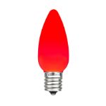 PeakPro C9 Smooth Ceramic LED Bulbs - Red - 25 Pack