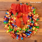 16" Multi Color LED Shotgun Shell Wreath