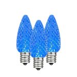 Blue C7 LED Replacement Bulbs 25 Pack