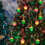 Traditional Classic Bubble Light Set 7 Lamps Red/Yellow
