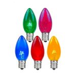 Assorted Twinkle C9 Bulbs 7 Watt Replacement Lamps 25 Pack