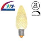 *Minleon* Sun Warm White C7 LED Replacement Bulbs 25 Pack