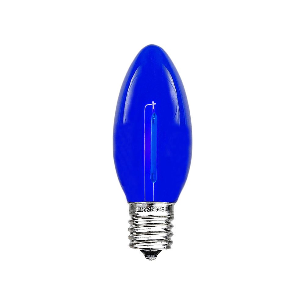 25 Pack C9 LED Outdoor Christmas Replacement Bulbs, Warm White, C9/E17 Base - Picture 10 of 48