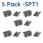 SPT-1 Male Plugs Brown - 5 Pack