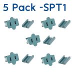 SPT-1 Female Sockets Green - 5 Pack