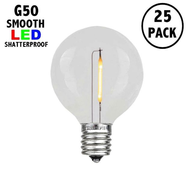 White Led G50 Plastic Filament