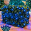 Blue LED Net Lights 4x6 Green Wire