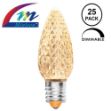 *Minleon* Sun Warm White C9 LED Replacement Bulbs 25 Pack 