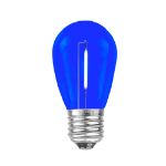 Blue S14 LED Plastic Filament Medium Base e26 Bulbs  - 5pk