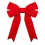 32" Red 3D Velvet Bow