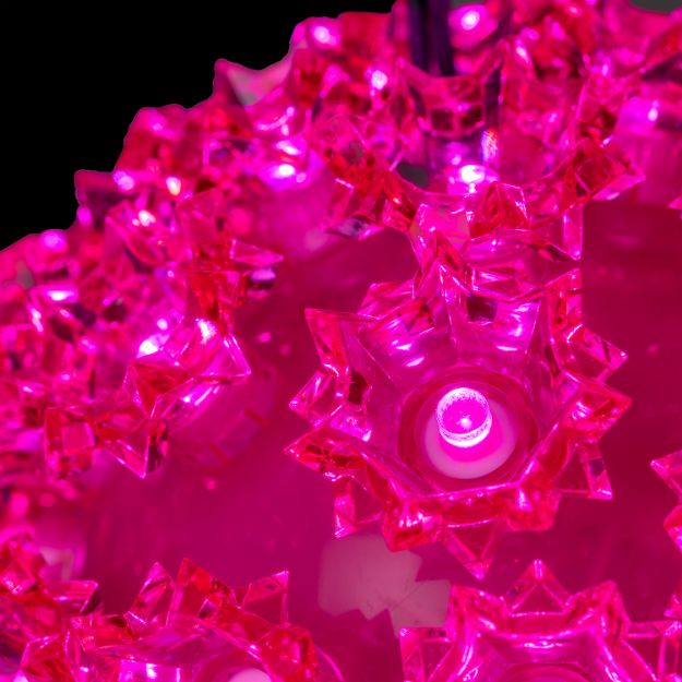 50 LED Pink Starlight Sphere - Novelty Lights IncNovelty Lights | LED ...