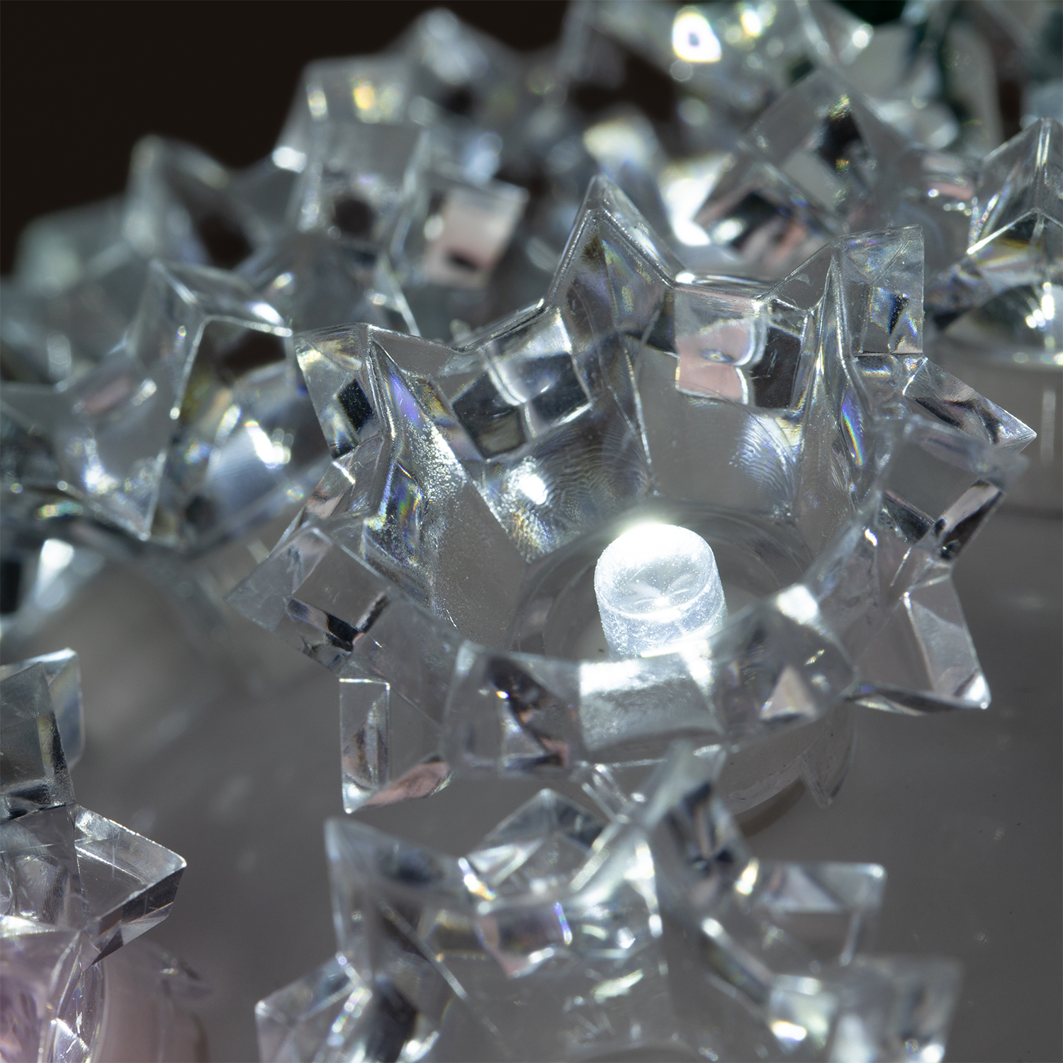 50 LED Warm White Twinkling Starlight Sphere Novelty Lights