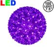100 Purple LED 7.5" Sphere