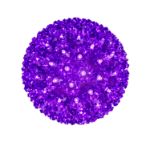 100 Purple LED 7.5" Sphere