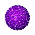 100 Purple LED 7.5" Sphere