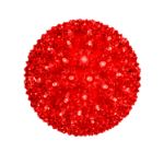 100 Red LED 7.5" Sphere