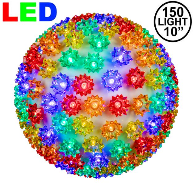 150 Multi LED 10" Sphere