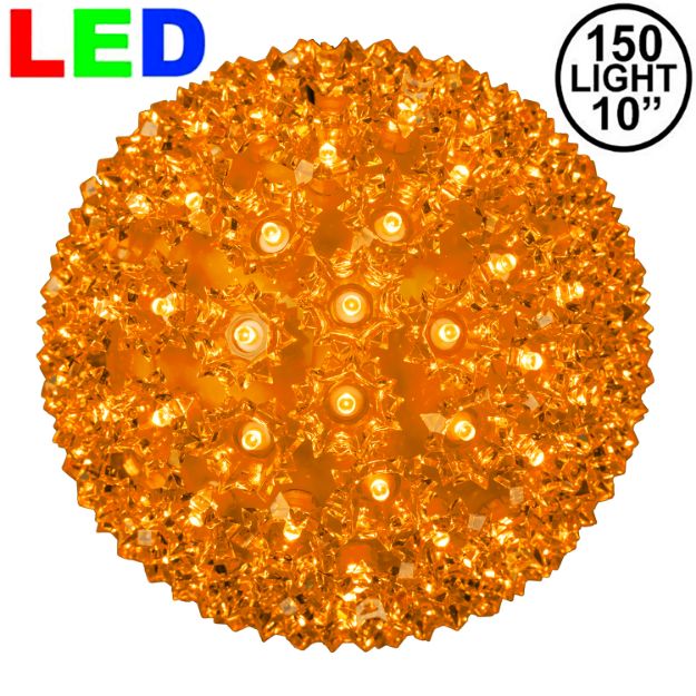 150 Orange LED 10" Sphere