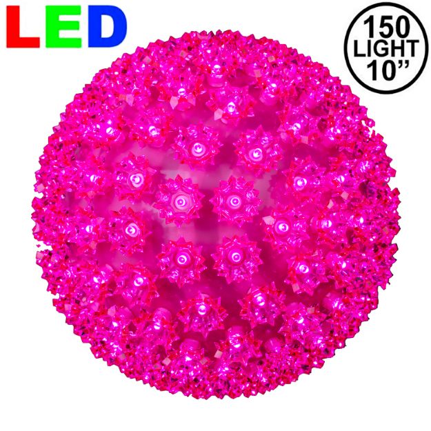 150 Pink LED 10" Sphere