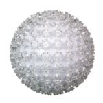 150 Pure White LED 10" Sphere