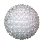 150 Twinkle LED 10" Sphere Pure White